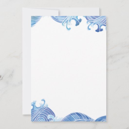 こい魚感謝カード 招待状 (裏面)