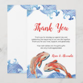 こい魚感謝カード 招待状 (正面/裏面)