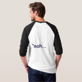 こういうわけで私は熱いです Tシャツ (裏面フル)