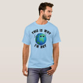 こういうわけで私は熱いです Tシャツ (正面フル)
