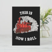 こうして私は機関車転がが子供のボーを列車する 招待状 (スタンド正面)