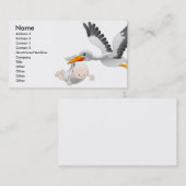 こうのとりおよびベビーの名刺 名刺 (正面/裏面)