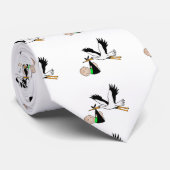 こうのとりによる生まれたばかりのな配達 ネクタイ (ロール)