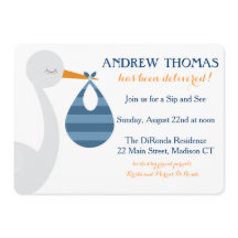 こうのとりのベビーの招待状/ベビーの発表