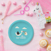 こうのとりの到着 ペーパープレート (パーティー)