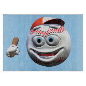 こうもりおもしろい付き漫画野球 カッティングボード (正面)