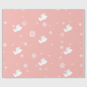 こうもりおよび雪片の包装紙 ラッピングペーパー (フラット)