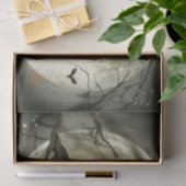 こうもりがカラスを飛ばすハロウィーン満月の前に座る 薄葉紙 (ギフト)