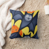 こうもりとカボチャ クッション (ブランケット)