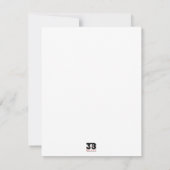 こうもりとカボチャ ノートカード (裏面)