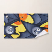 こうもりとカボチャ バスタオルセット (ハンドタオル)