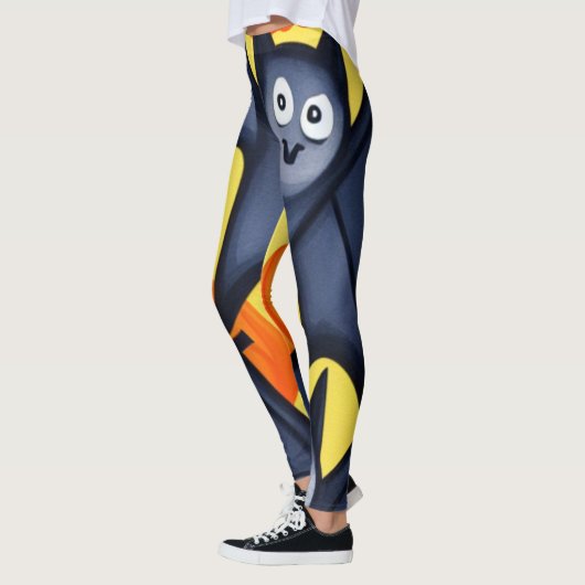 こうもりとカボチャ レギンス (左)