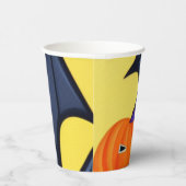 こうもりとカボチャ 紙コップ (右)