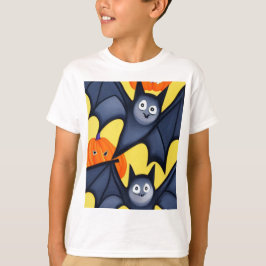 こうもりとカボチャ Tシャツ