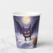 こうもりとジャック・ムーンライト・カップ 紙コップ (裏面)