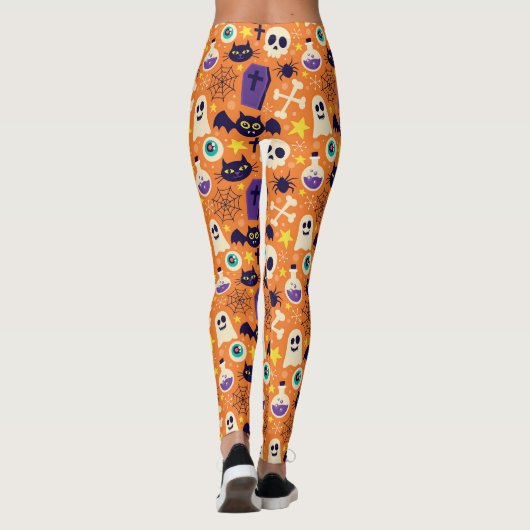 こうもりとスカル レギンス (裏面)