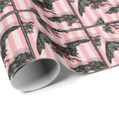 こうもりとミスタントー – ポップ・アートのゴシック休日 ラッピングペーパー (ロールコーナー)