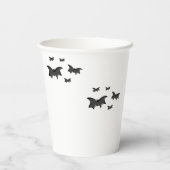 こうもりとムーンハロウィーン 紙コップ (裏面)