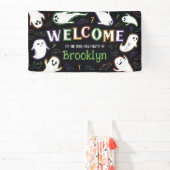 こうもりと幽霊スプオクタクタキュラブデイパーティーへようこそ 横断幕 (インサイチュ)