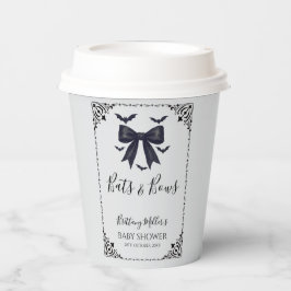 こうもりと弓ハロウィーンベイビーシャワーゴシック 紙コップ
