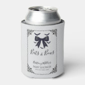 こうもりと弓ハロウィーンベイビーシャワーゴシック 缶クーラー (缶正面)