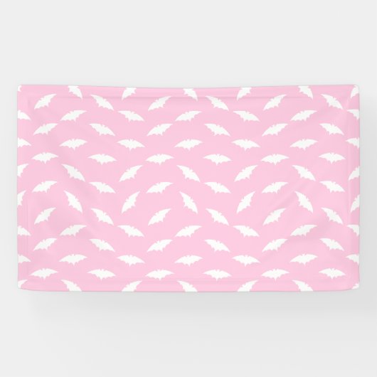 こうもりのシルエットの形の芸術パターンハロウィンのこうもり 横断幕 (横)