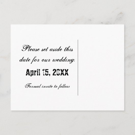 こうもりのトリオHalloween日付はがきを保存 案内ポストカード (裏面)