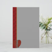 こうもりのハート 便箋 (スタンド正面)