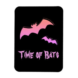 こうもりの時間 – ピンク&パープル抽象芸術アーポップ・アートのト マグネット