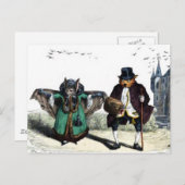 こうもりの服装 ポストカード (正面/裏面)