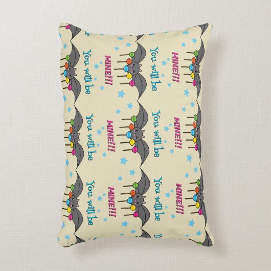 こうもりの渇望棒つきキャンデー – あなたは私のものになる アクセントクッション (正面(垂直))