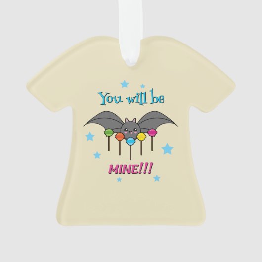 こうもりの渇望棒つきキャンデー – あなたは私のものになる オーナメント (裏面)