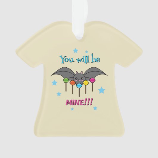 こうもりの渇望棒つきキャンデー – あなたは私のものになる オーナメント (正面)