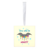 こうもりの渇望棒つきキャンデー – あなたは私のものになる キューブオーナメント (右)