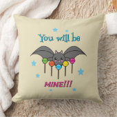 こうもりの渇望棒つきキャンデー – あなたは私のものになる クッション (ブランケット)