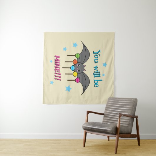 こうもりの渇望棒つきキャンデー – あなたは私のものになる タペストリー (インサイチュ(横))