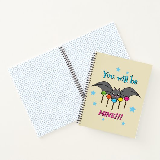 こうもりの渇望棒つきキャンデー – あなたは私のものになる ノートブック (内部)