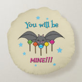 こうもりの渇望棒つきキャンデー – あなたは私のものになる ラウンドクッション (裏面)