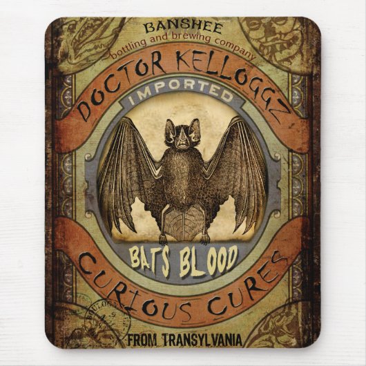 こうもりの血 マウスパッド (正面)