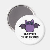 こうもりの骨おもしろい動物パン マグネット (正面/裏面)