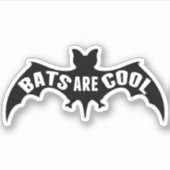 こうもりはノートパクールソコン シール (正面)