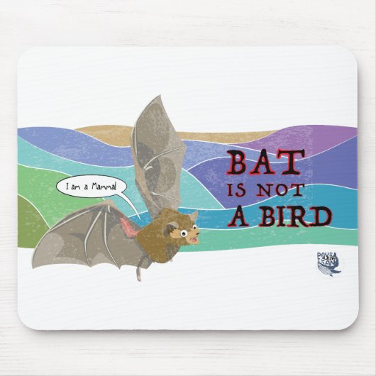こうもりは鳥ではない マウスパッド (正面)