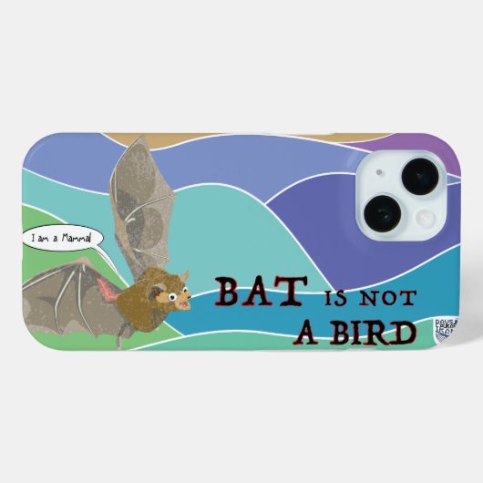 こうもりは鳥ではない Case-Mate iPhoneケース (裏面 (横))