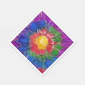 こうもりまたはバー（ユダヤ教の）バル・ミツバーナプキンインカラフルクス スタンダードランチョンナプキン (角)