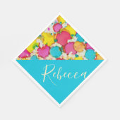 こうもりまたはバー(ユダヤ教の)バル・ミツバーナプキンス紙吹雪 スタンダードランチョンナプキン (角)