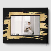 こうもりまたはバー(ユダヤ教の)バル・ミツバーパーティー金ゴールドタリットゲストブック ゲストブック (裏面)