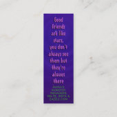 こうもりを覗き込む スキニー名刺 (裏面)