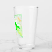 こうもりインフライトパステルグリーン タンブラーグラス (左)