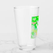 こうもりインフライトパステルグリーン タンブラーグラス (右)