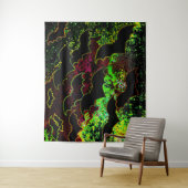 こうもりイン・フライト・ネオン タペストリー (インサイチュ)